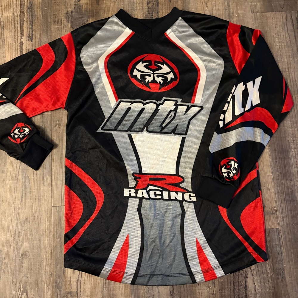 MTX Racing Boys Black and Red Shirt